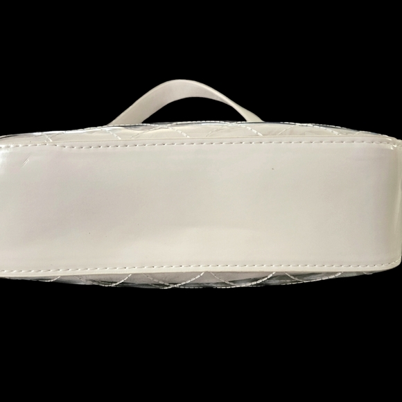 NWT Steve Madden 3-pc White/Clear Shoulder Bag/Purse - Picture 4 of 6